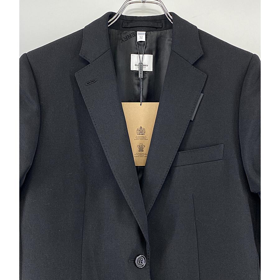 【美品】Burberry London テーラード　シルク　リネン紺　Lサイズ 送料込み！BURBERRY LONDON ラムレザージレベスト サイズM