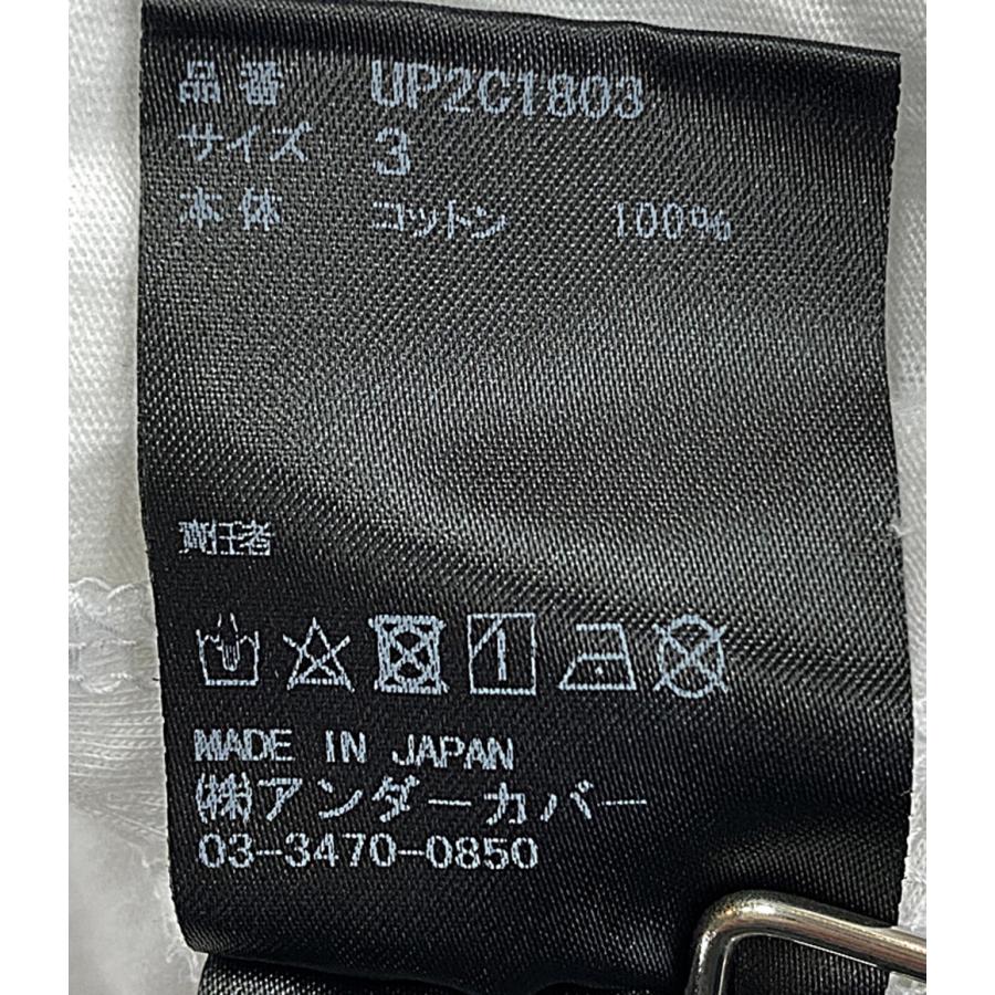 アンダーカバー カットソー No Sir Yes リバーシブル ホワイト アンダーカバー カットソー No Sir Yes リバーシブル ホワイト