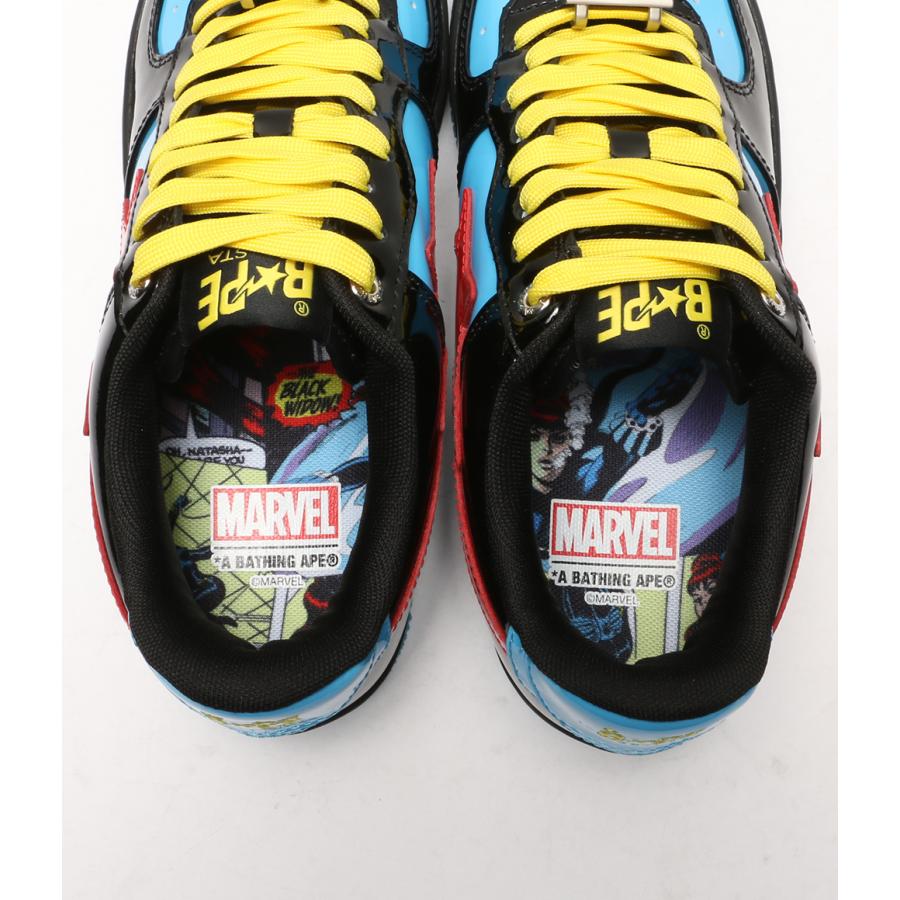アベイシングエイプ マーベル スニーカー ブルー 1I73191907 メンズ