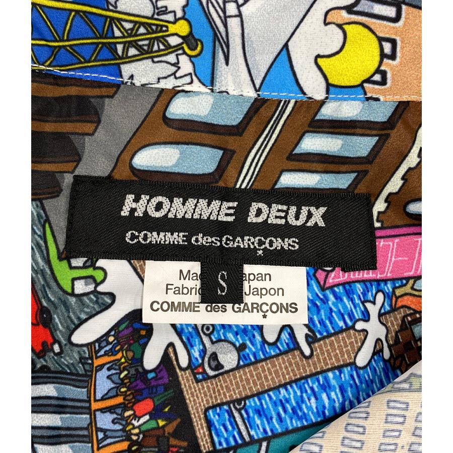 コムデギャルソン 長袖シャツ 総柄エステルシャツ DE-B060 メンズ SIZE