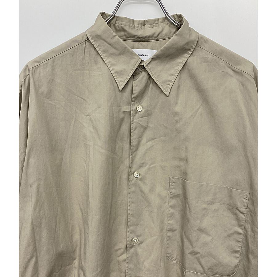 グラフペーパー 長袖シャツ Broad Oversized L S Shirt 19SS メンズ
