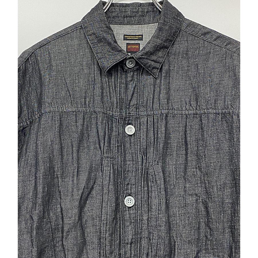 エゴトリッピング デニムシャツジャケット 1880S LINEN DENIMJACKET