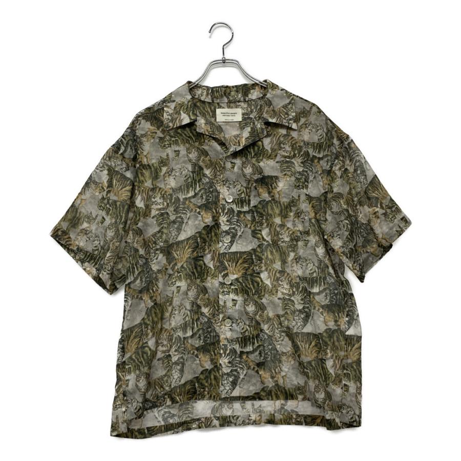 美品 ビューティフルピープル 半袖シャツ 24SS 1415106009 メンズ SIZE 