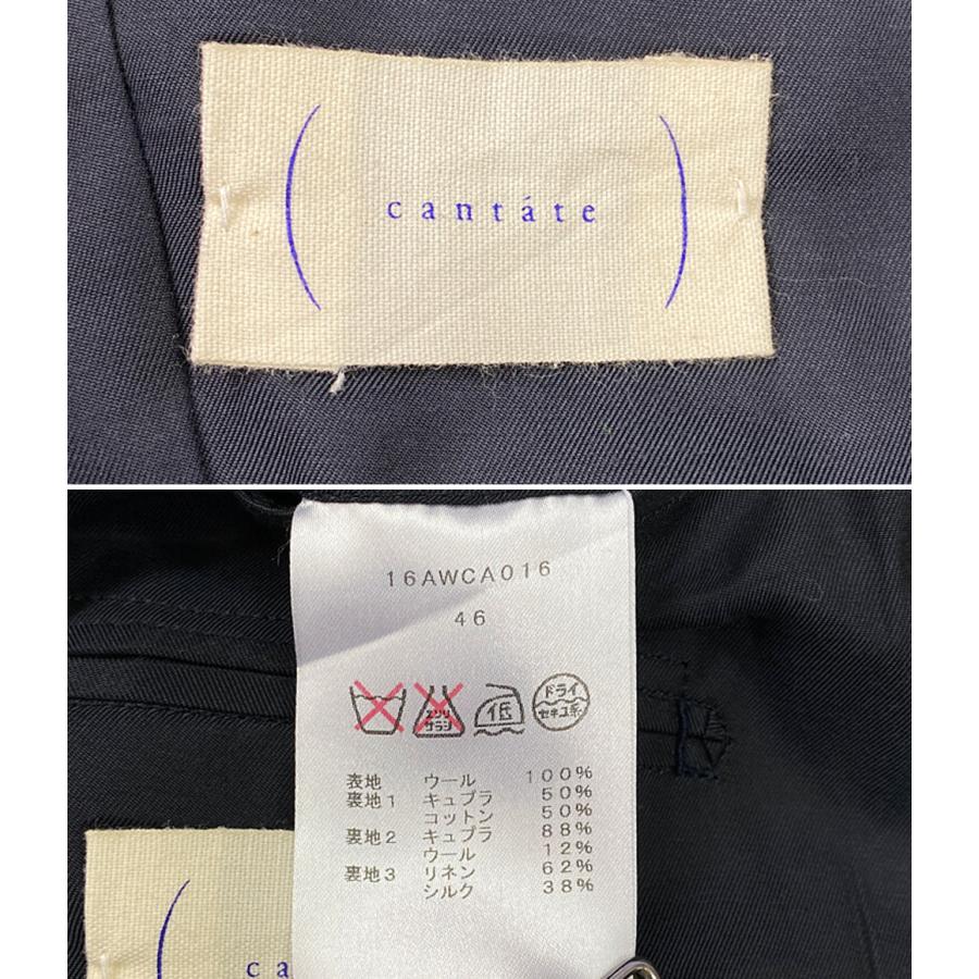 【VIPセール】カンタータ テーラードジャケット シングル 16aw メンズ SIZE 46 CANTATE 中古
