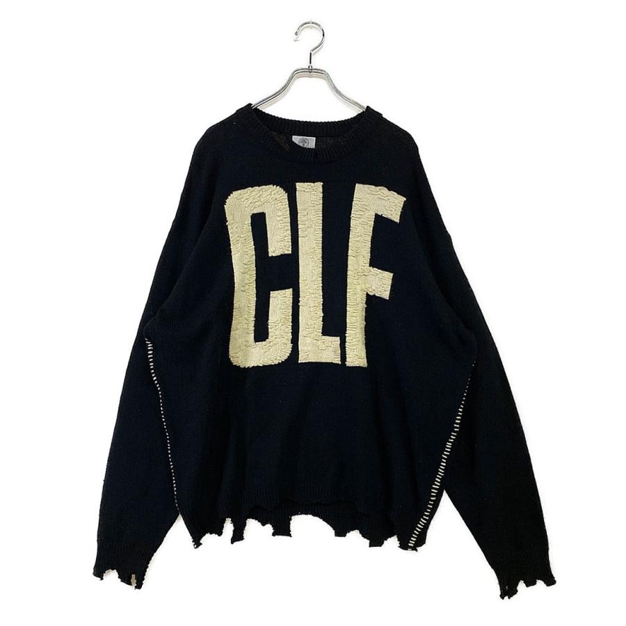 セント マイケル 長袖ニット CLFロゴ メンズ SIZE L SAINT MICHAEL  