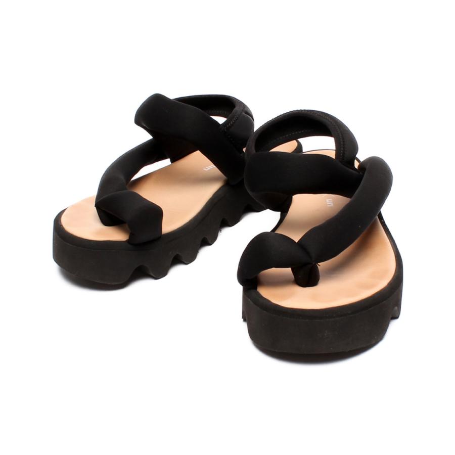 イッセイミヤケ ユナイテッド ヌード サンダル ブラック Bounce Sandal