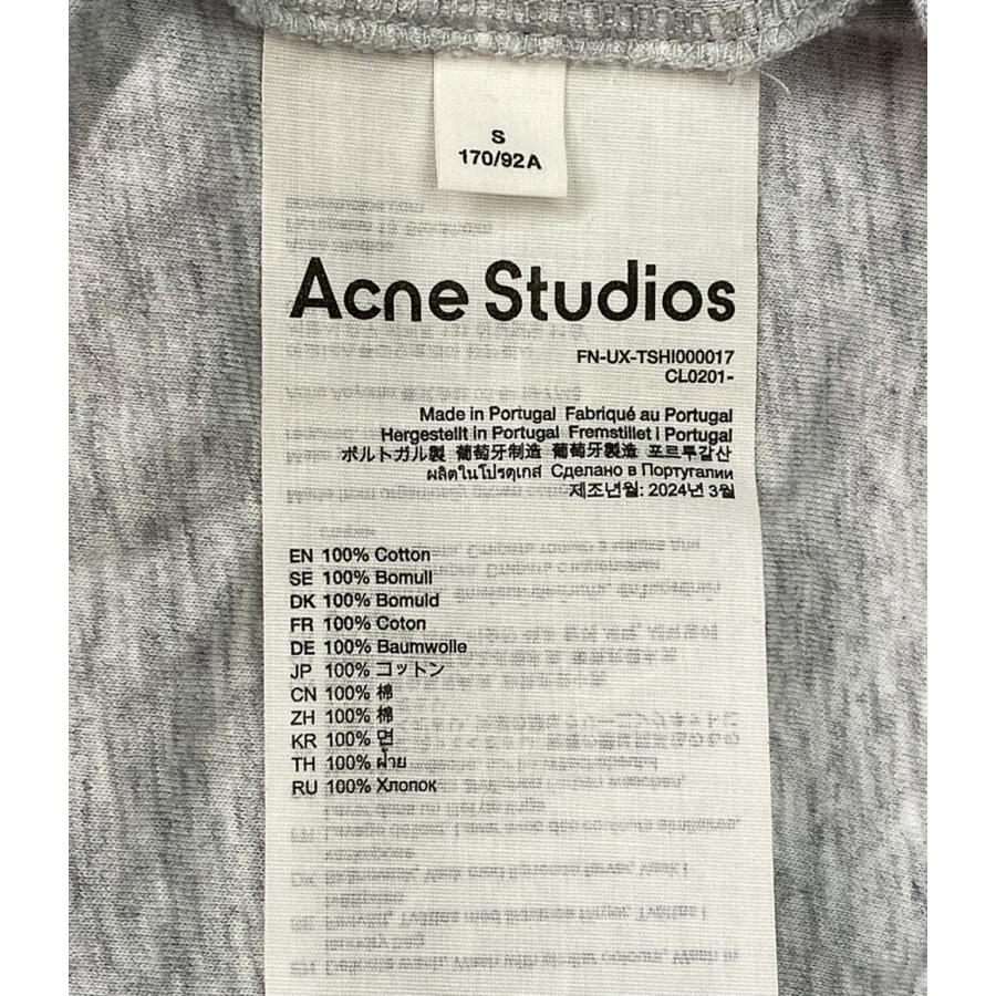アクネステュディオス 半袖Tシャツ ロゴTシャツ メンズ SIZE S アクネステュディオス 半袖Tシャツ ロゴTシャツ メンズ SIZE S