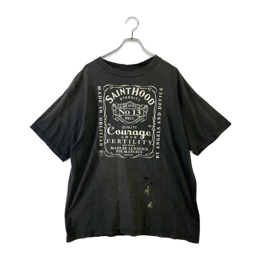 ネイバーフッド セント マイケル 半袖Tシャツ SKULL BIKE TEE 23ss