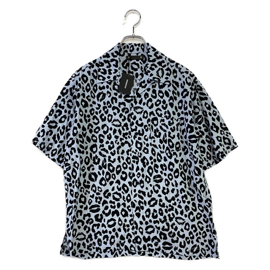美品 マインデニム 半袖シャツ レオパード柄 24ss メンズ SIZE 1 