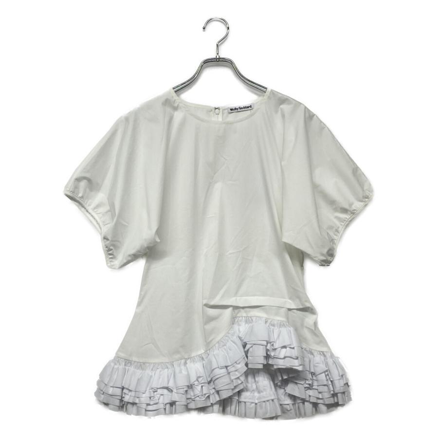 【未使用】molly goddard モリーゴダード フリル 大きいサイズ 美品 モリーゴダード カットソー フリル切替 レディース SIZE