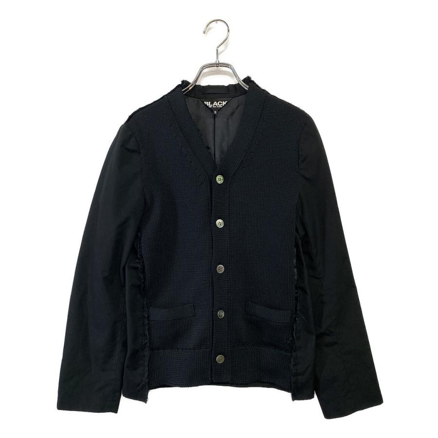 コムデギャルソン カーディガン ジャケット ブラック 20ss 1E-J015 
