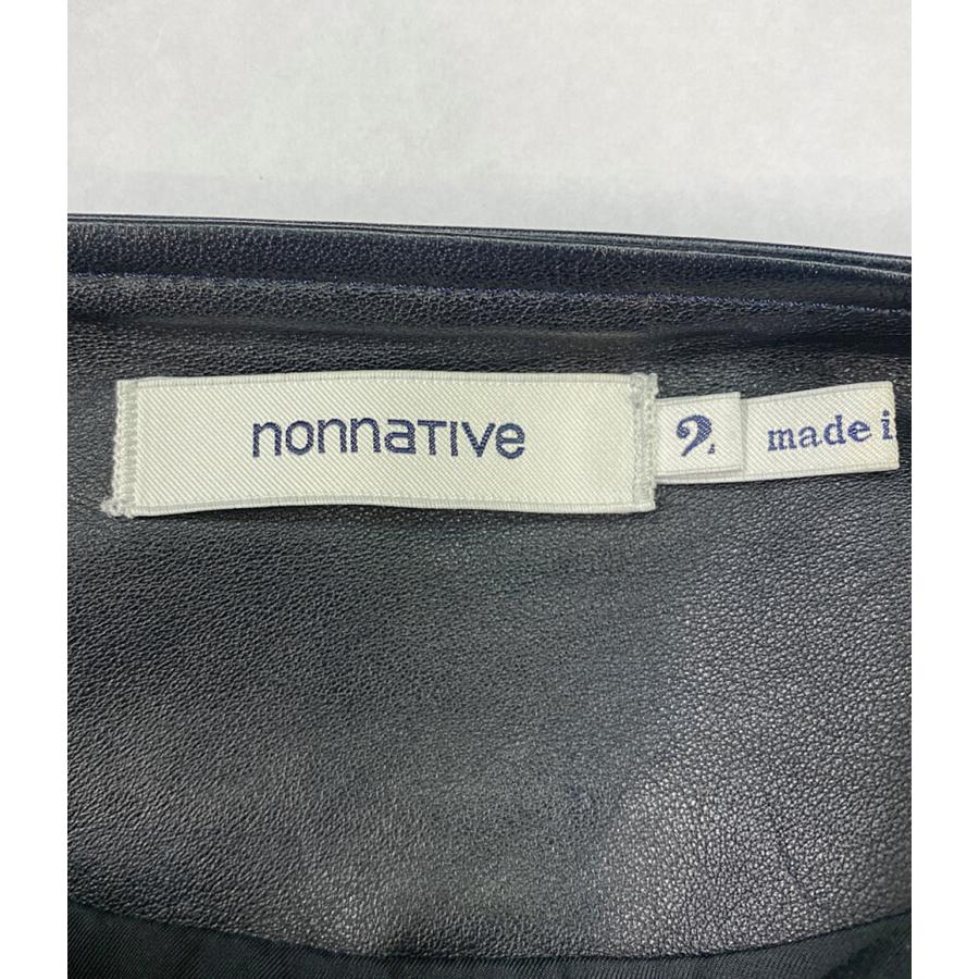 nonnative A-2 レザージャケット 2 牛革 nonnative レザージャケット A-2 M〜Lサイズ 牛革 チンスト付き RIDER
