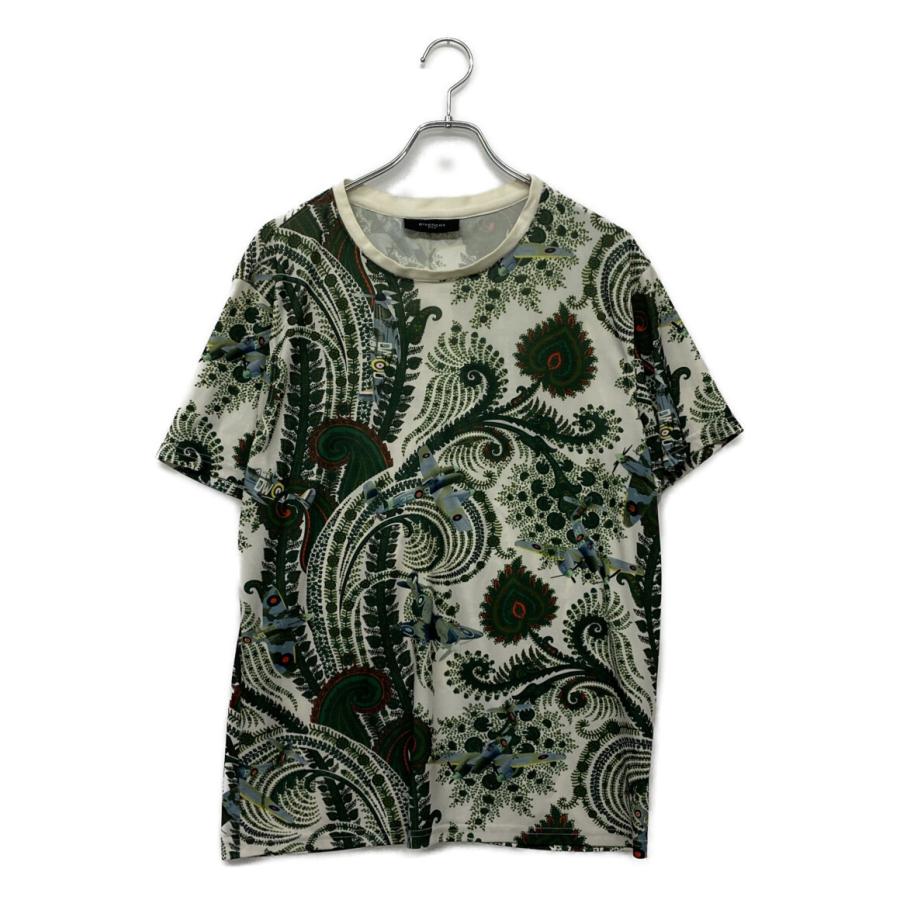 ★GIVENCHY★ シャンデリアと蛇のプリントTシャツ 関税送料込* ジバンシィ 半袖Tシャツ 戦闘機tee 12F7272651 メンズ SIZE