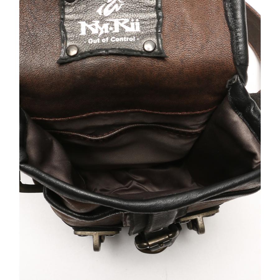 ケムリ ショルダーバッグ LEATHER SHOULDER POUCH メンズ KMRii ケムリ ショルダーバッグ LEATHER SHOULDER POUCH メンズ KMRii