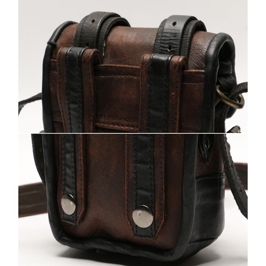 ケムリ ショルダーバッグ LEATHER SHOULDER POUCH メンズ KMRii ケムリ ショルダーバッグ LEATHER SHOULDER POUCH メンズ KMRii