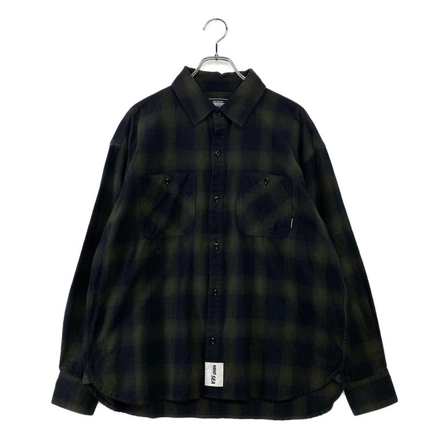 最終値下げ WIND AND SEA チェック柄フランネルシャツ L WIND AND SEA チェック柄フランネルシャツ L