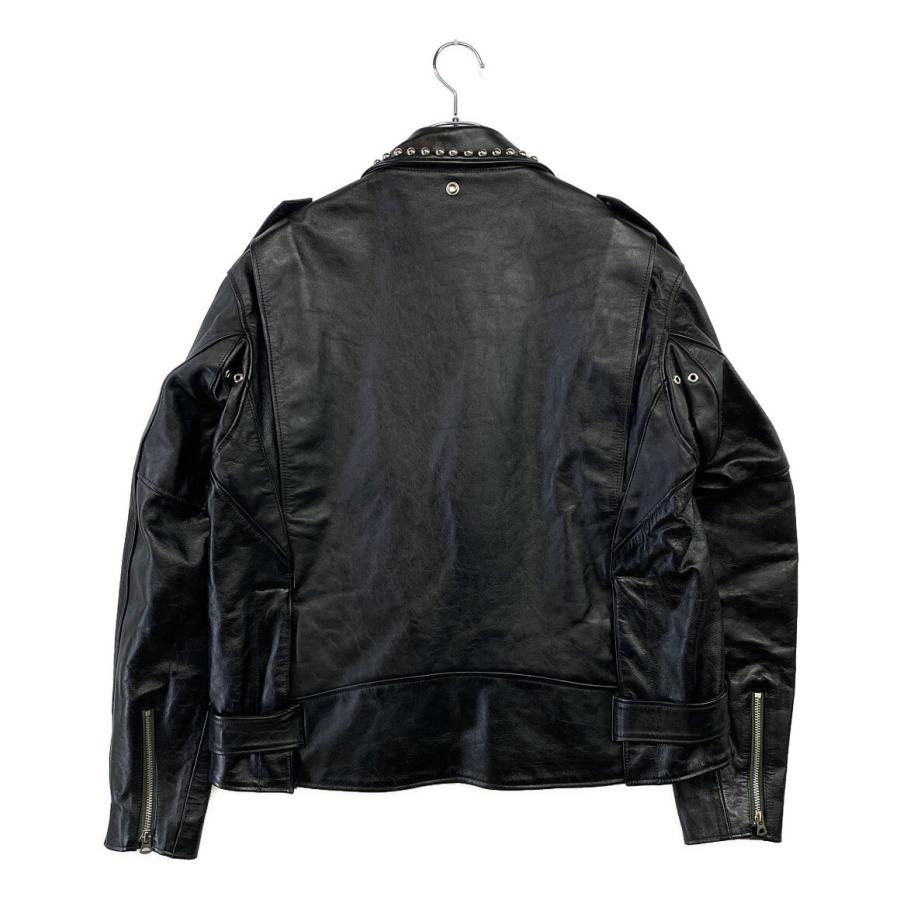sacai ブラック レザージャケット サイズ2 サイズ2 SACAI SCHOTT レザーライダース 定価297000円 サカイの