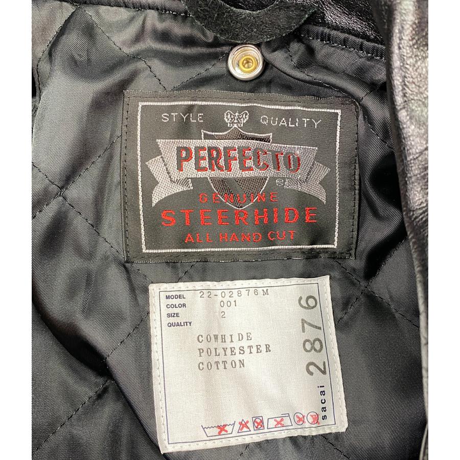 サカイ ライダースジャケット 22AW×SCHOTT メンズ SIZE 2 sacai