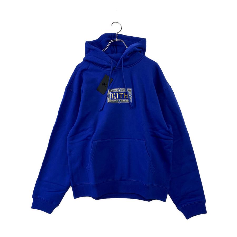 kithフードパーカー 美品 キス スウェットパーカー treats hebrew メンズ SIZE M