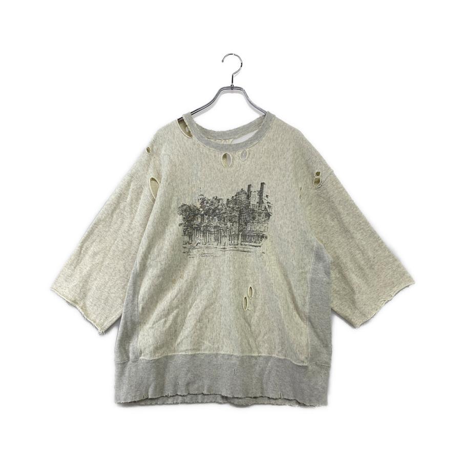 アンセルム スウェットシャツ ダメージ加工 23ss メンズ SIZE 2