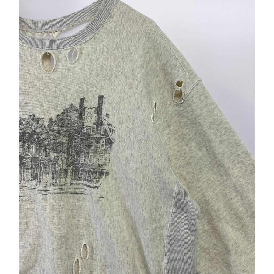 アンセルム スウェットシャツ ダメージ加工 23ss メンズ SIZE 2