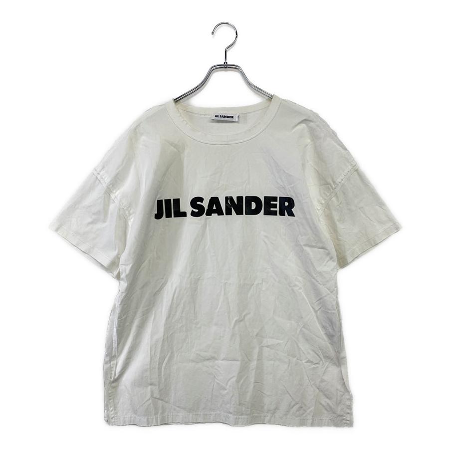 ジルサンダー 半袖Tシャツ logo cut off tee メンズ SIZE M Jil 