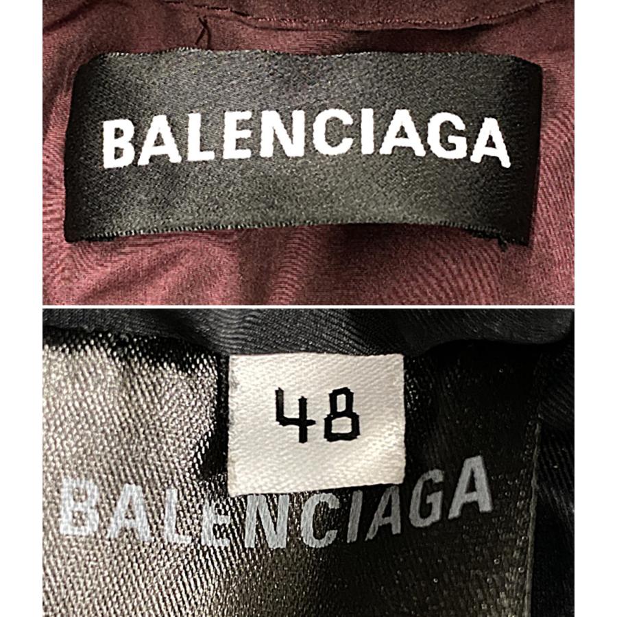 BALENCIAGA サイズ46 ナイロンダウンジャケット BALENCIAGA（バレンシアガ）ダウンジャケット/ダウンベスト 赤 サイズ