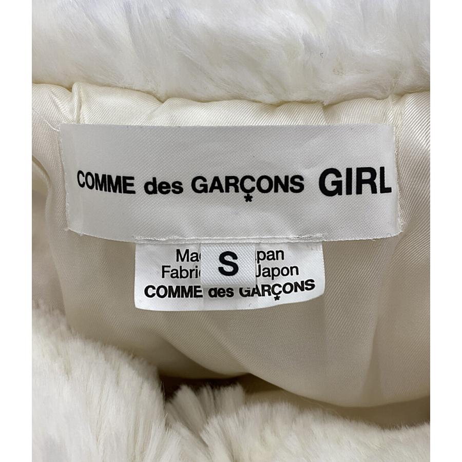 コムデギャルソンガール シンセティックファーフレアコート