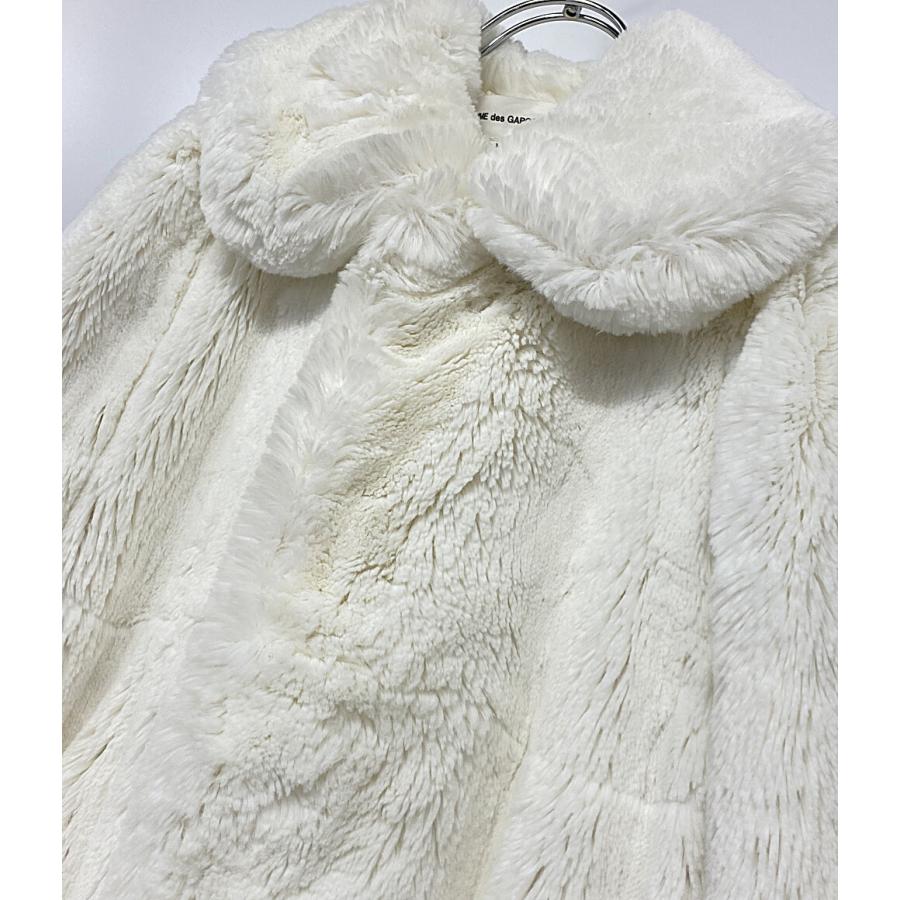 コムデギャルソンガール　フェイクファーコート コムデギャルソンガール シンセティックファーフレアコート