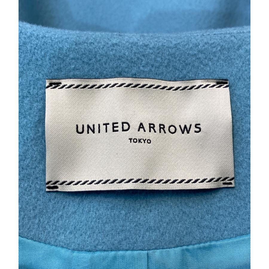 ユナイテッドアローズ ショートコート ノーカラー メタルボタン