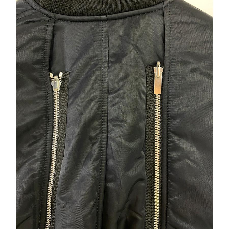 ノワールケイニノミヤ 中綿ブルゾン ジップ パデッドケープ 23aw