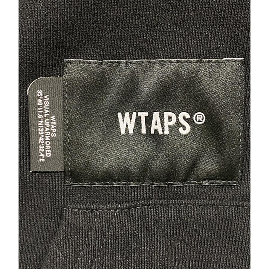 【ススム】WTAPS ブラック フード付きパーカー サイズ X 03 中古・古着通販】WTAPS (ダブルタップス) プルオーバーパーカー