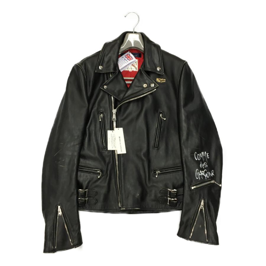 美品 コムデギャルソン ルイスレザー 青山店限定 ダブルライダースジャケット 牛革 aw Kz J001 メンズ Comme Des Garcons Lewis Leather 中古 Hugall Fashion ハグオール 通販 Yahoo ショッピング