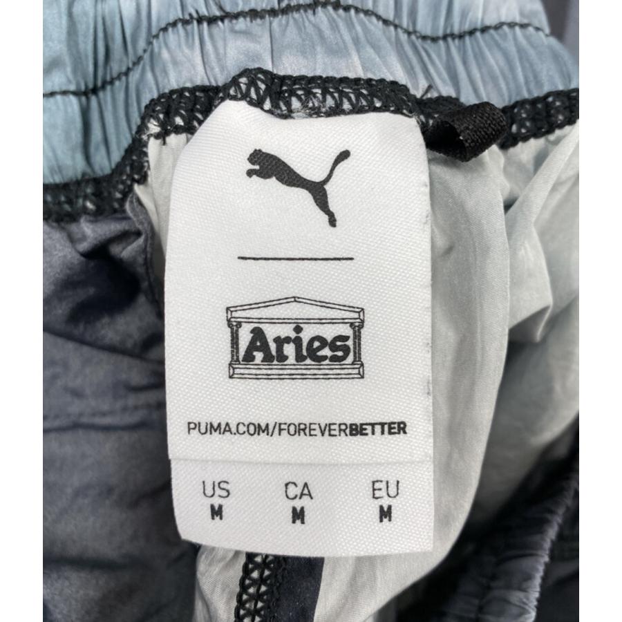 ​【未使用】PUMA × Aries ナイロン パンツ ユニセックス 黒 M プーマ アリーズ パンツ LIGHTWEIGHT PANTS メンズ SIZE M PUMA×ARIES