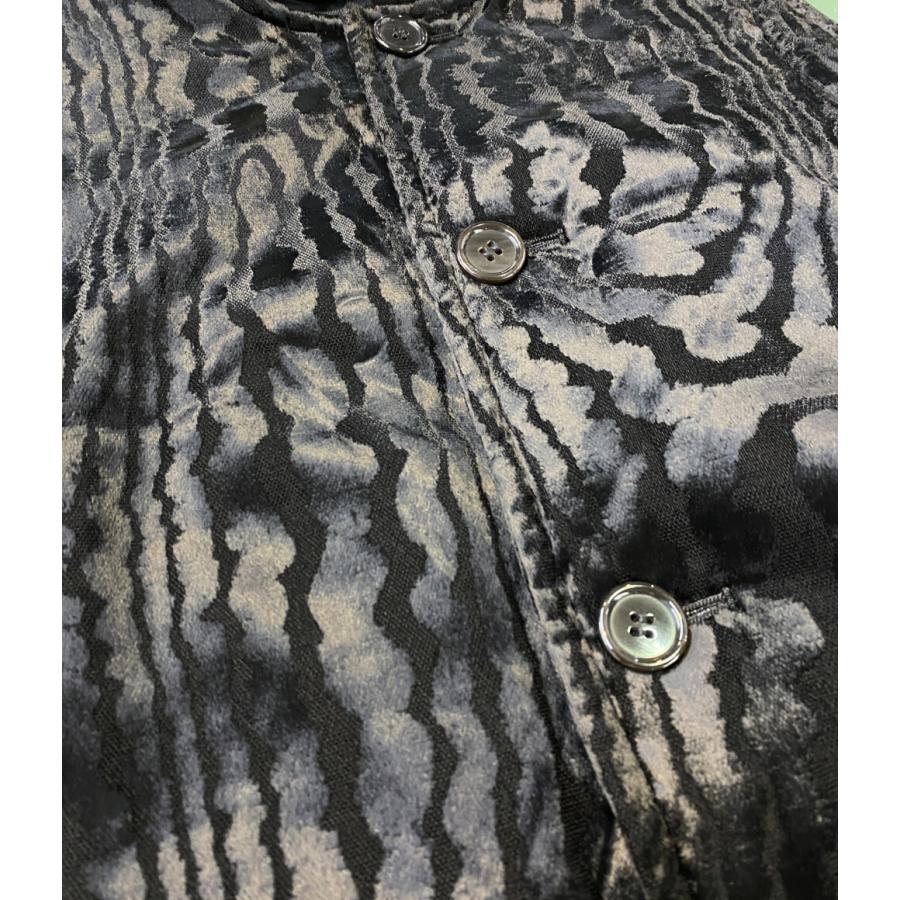 美品 ノワールケイニノミヤ ベルベット切替ロングベスト 24AW 3N-V009