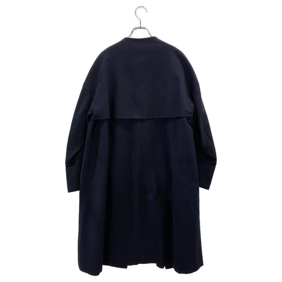 ENFOLD（エンフォルド） ダブルフェイスノーカラーAラインコート 18SS