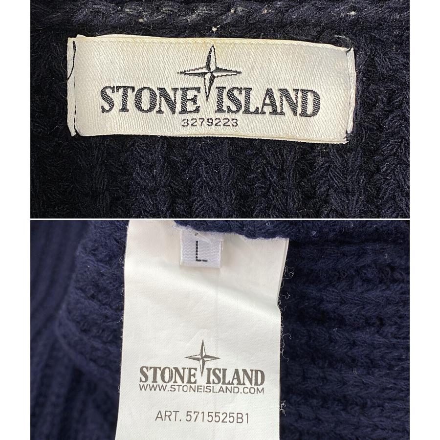 ストーンアイランド ニットコート ダブルボタン 12aw メンズ SIZE L
