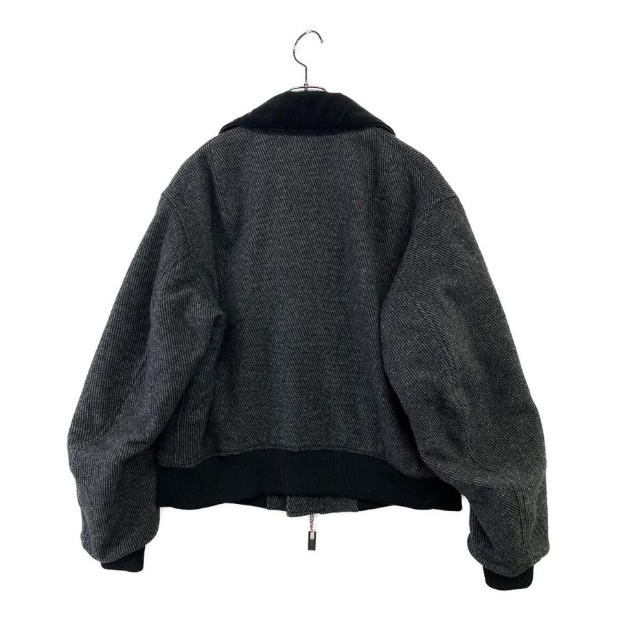 ヨウジヤマモトプールオム 中綿ブルゾン CARSE TWEED FLIGHT JACKET