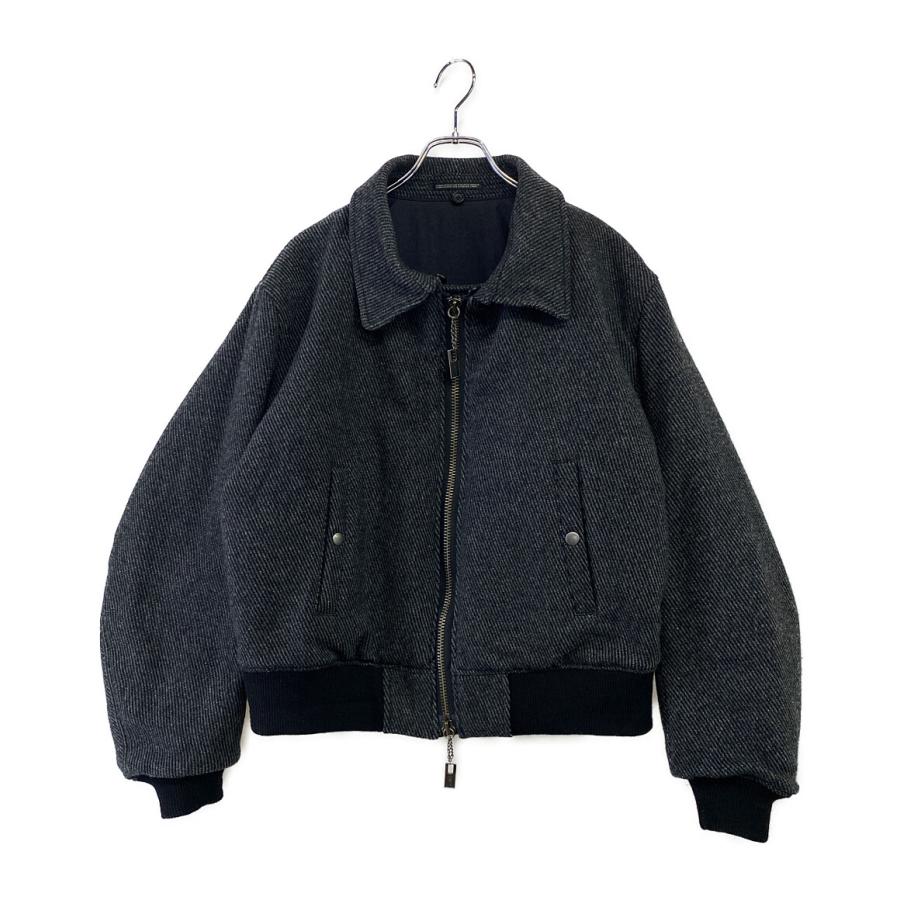 ヨウジヤマモトプールオム 中綿ブルゾン CARSE TWEED FLIGHT JACKET