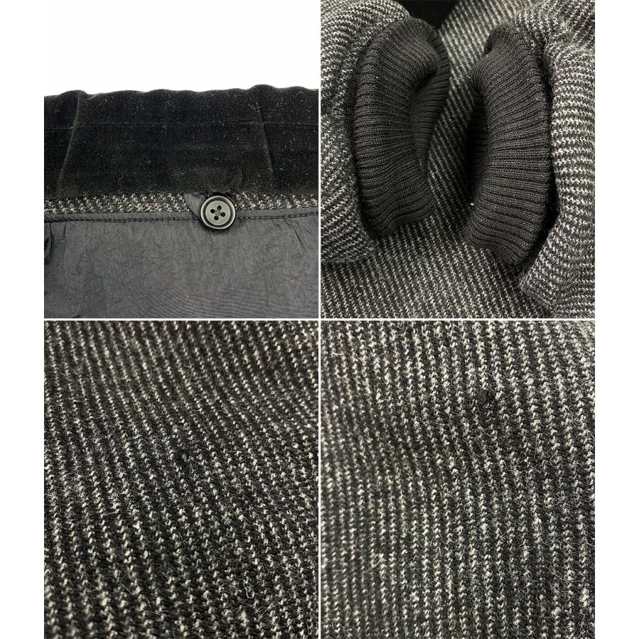 ヨウジヤマモトプールオム 中綿ブルゾン CARSE TWEED FLIGHT JACKET