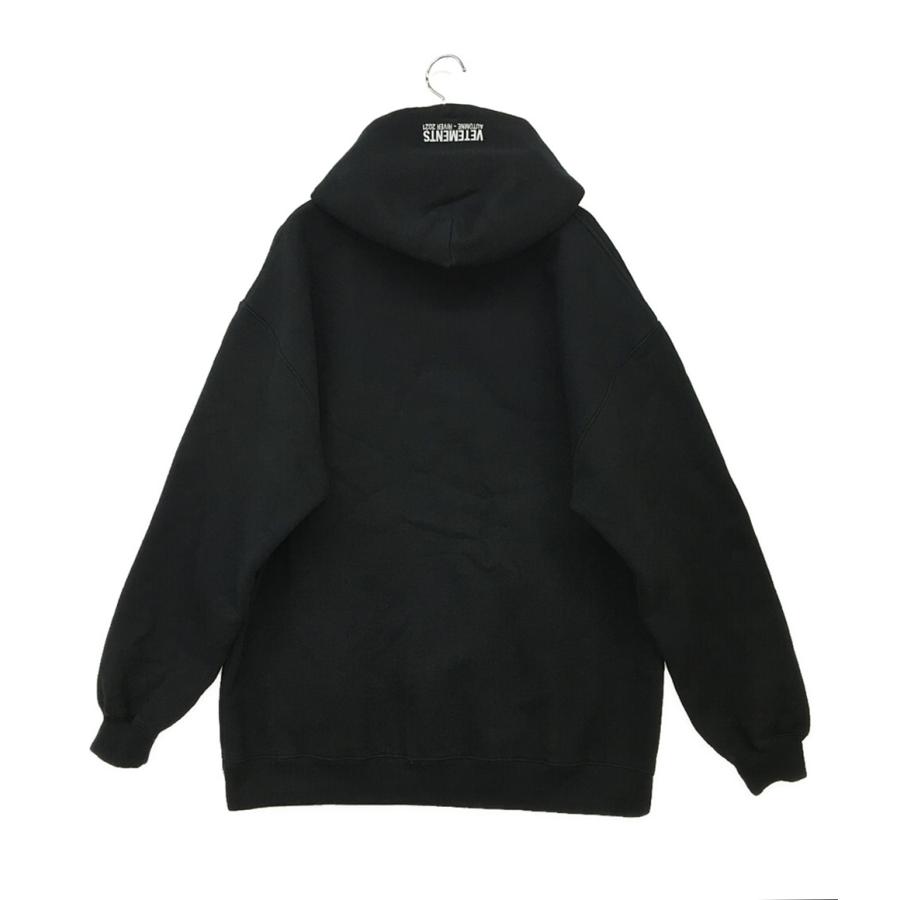 VETEMENTS WORLDTOUR HOODIE スウェット パーカー VETEMENTS - WORLD TOUR LOGO HOODIE / ブラック×ホワイト | Tempt