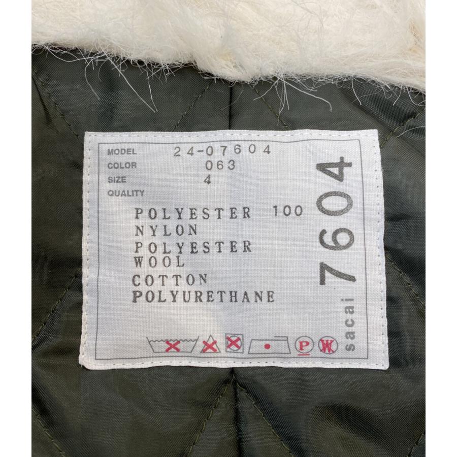 サカイ ブルゾン Faux Fur x Nylon Blouson 24AW 24-07604 レディース