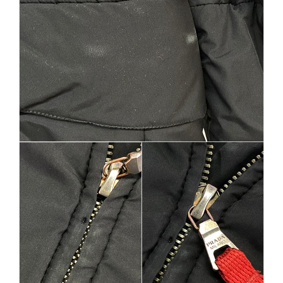 プラダスポーツ 中綿ファスナーデザインジャケット 90-00S レディース