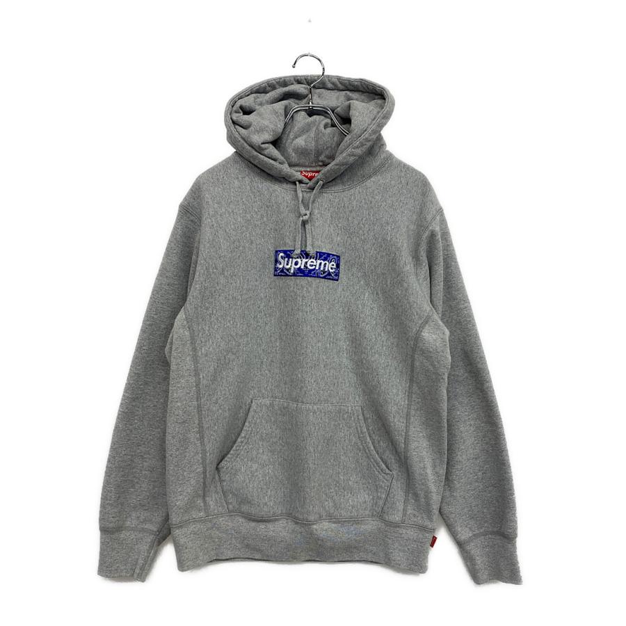 シュプリーム スウェットパーカー BANDANA BOX LOGO HOODIE 19FW