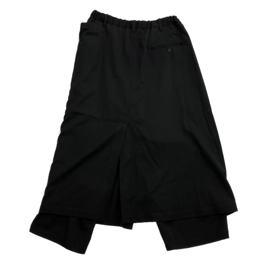 ヨウジヤマモト プールオム ラップパンツ wrap pants ヨウジヤマモト 2021-22AW ギャバジンジップラップパンツ | HUES