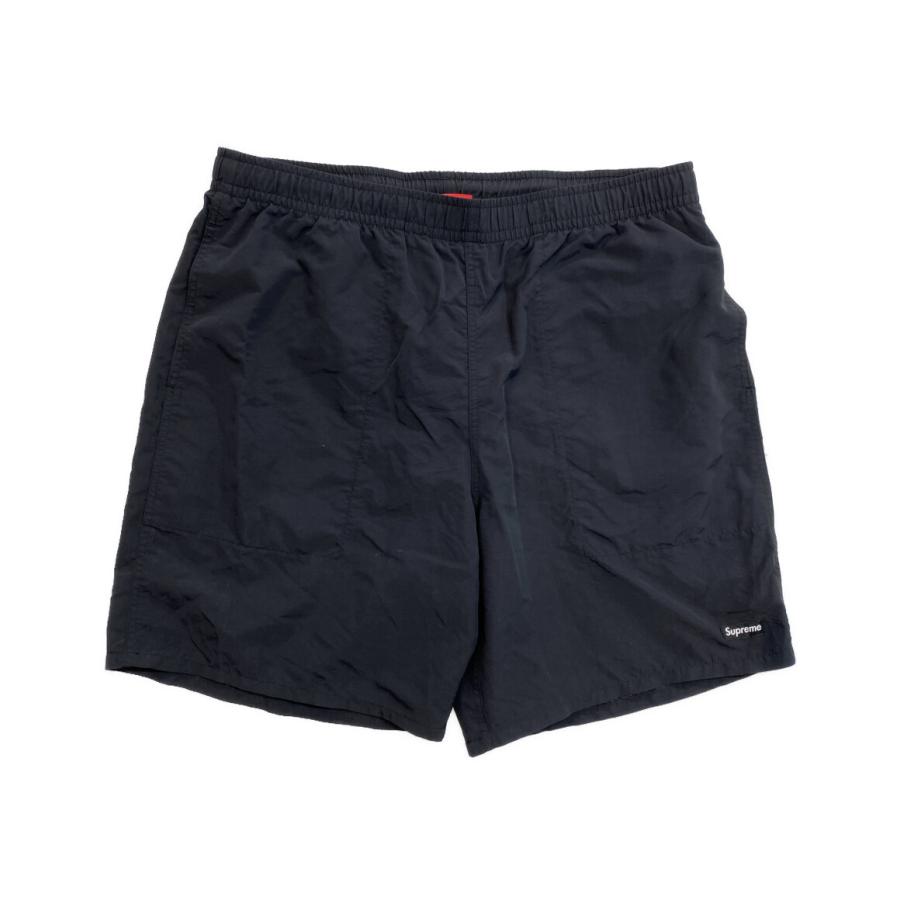 supreme 黒 ハーフパンツ