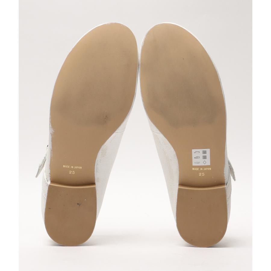 美品 コムデギャルソンガール ペンキ加工ストラップシューズ