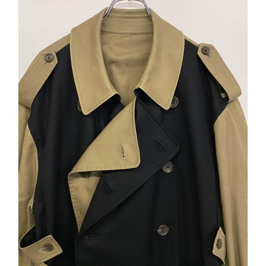 シュタイン オーバーダブルトレンチコート 22aw メンズ SIZE S stein