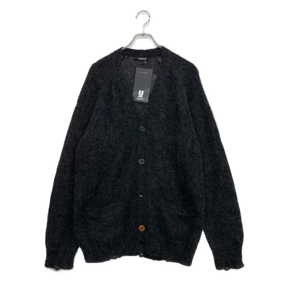 undercoverism モヘアカーディガン　undercover 美品 アンダーカバー カーディガン ダメージ加工 モヘア 23aw