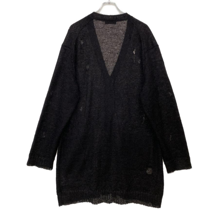 ヨウジヤマモトプールオム カーディガン 7G1P PLAIN STITCH V LONG